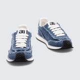 D&G Cushion Mixed-Material Sneakers 'Jeans Blue'