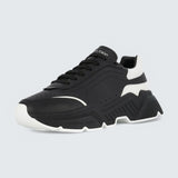 D&G Daymaster Leather Sneakers 'Black/White'
