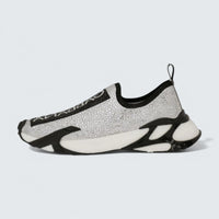 D&G Fast Rhinestone-Embellished Sneakers 'Off-White/Black'