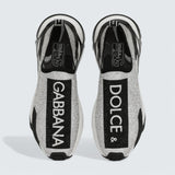 D&G Fast Rhinestone-Embellished Sneakers 'Off-White/Black'