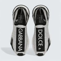 D&G Fast Rhinestone-Embellished Sneakers 'Off-White/Black'