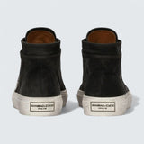 D&G Lace-Up Mid-Top Sneakers 'Black/White'
