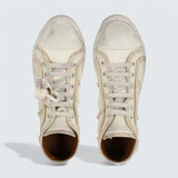 D&G Lace-Up Mid-Top Sneakers 'Light Beige'
