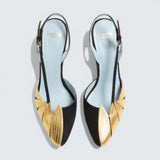 Foliefoliage Suede Slingback Pump 90Mm