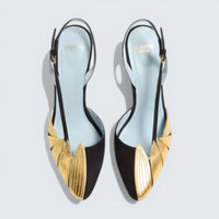 Foliefoliage Suede Slingback Pump 90Mm