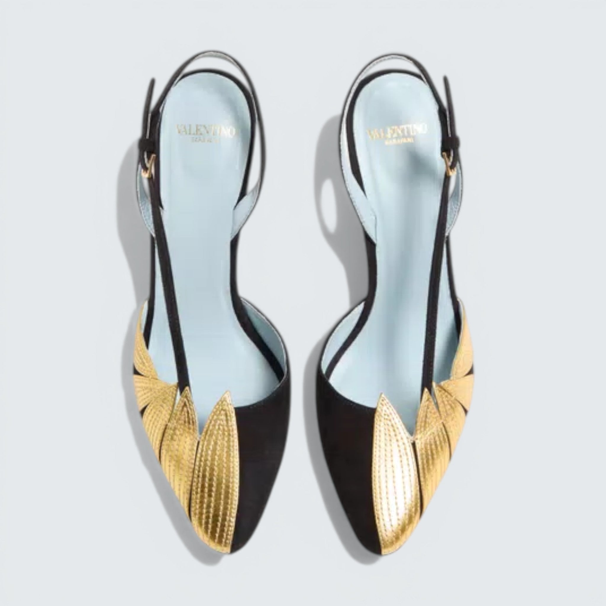 Foliefoliage Suede Slingback Pump 90Mm