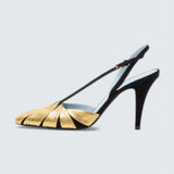 Foliefoliage Suede Slingback Pump 90Mm