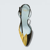 Foliefoliage Suede Slingback Pump 90Mm