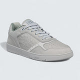 B27 Uptown Low-Top Sneaker ’Gray Grained Calfskin and Gray Dior Gravity Leather’