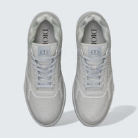 B27 Uptown Low-Top Sneaker ’Gray Grained Calfskin and Gray Dior Gravity Leather’