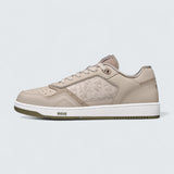 B27 Uptown Low-Top Sneaker ’Gray Smooth Calfskin and Gray Dior Oblique-Embossed Suede’