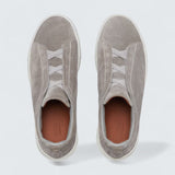 Grey Mélange Suede Triple Stitch™ Sneakers