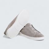 Grey Mélange Suede Triple Stitch™ Sneakers