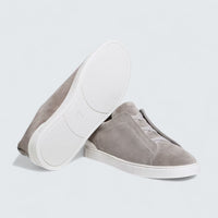 Grey Mélange Suede Triple Stitch™ Sneakers