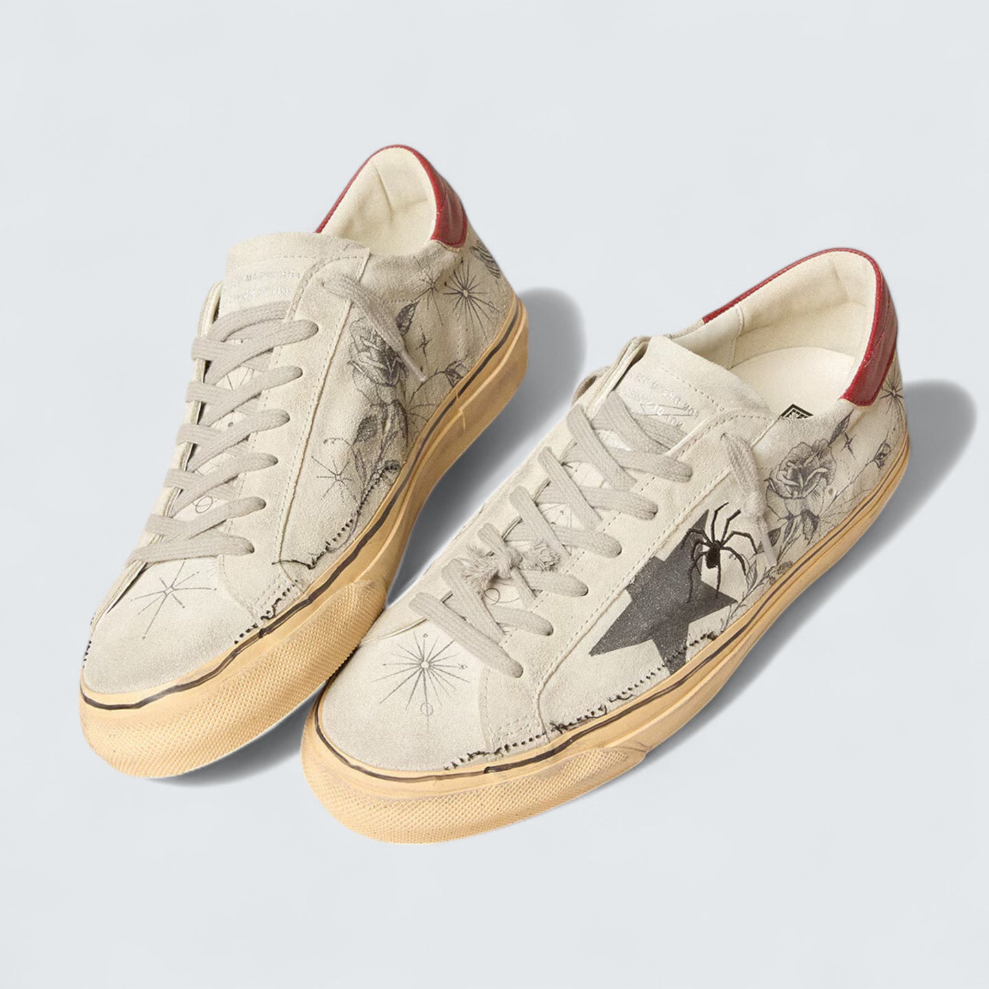Super-Star 'HAUS of Dreamers Ice Gray Crust Leather with Black Star'