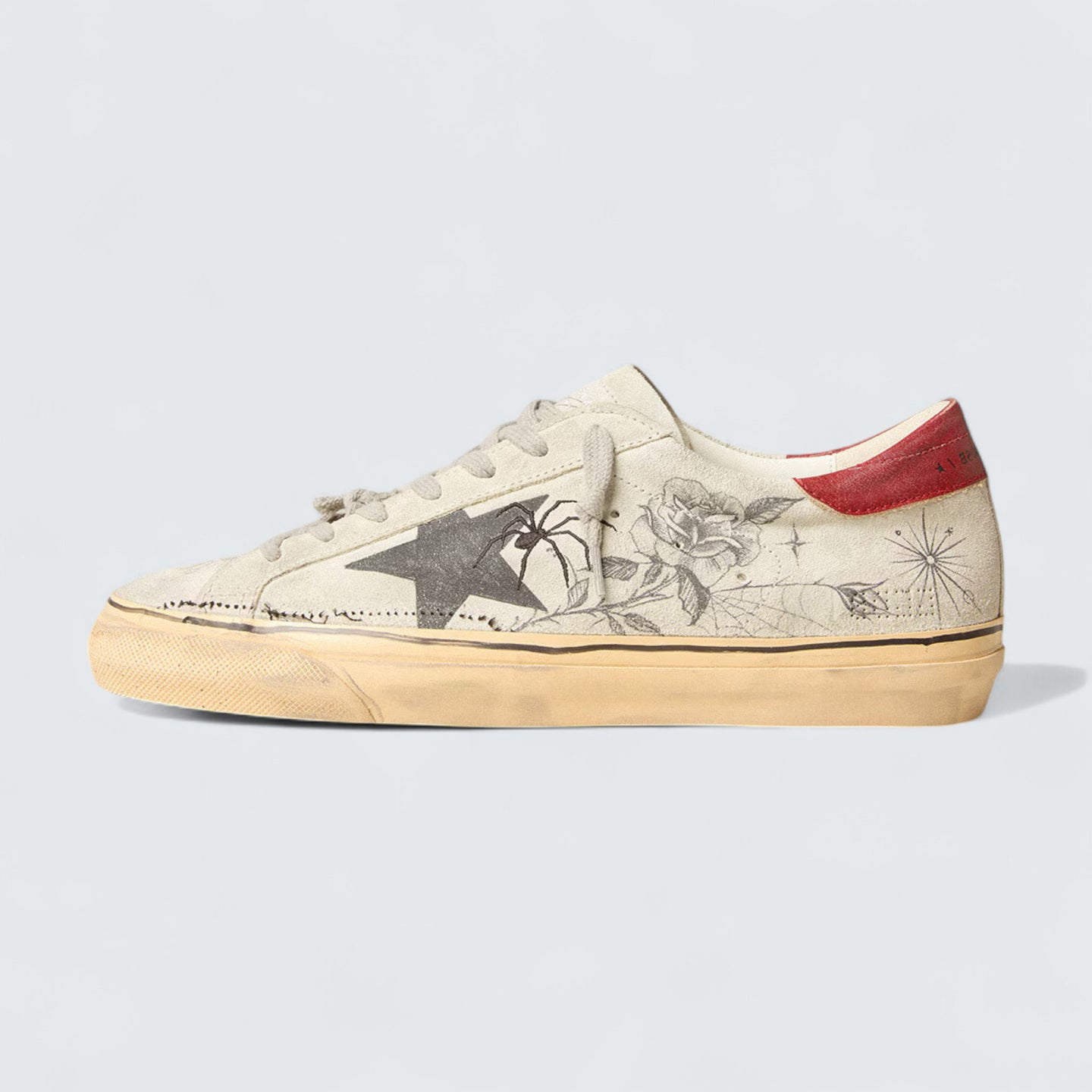 Super-Star 'HAUS of Dreamers Ice Gray Crust Leather with Black Star'