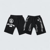 Double Flame Panel Shorts
