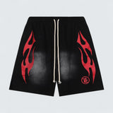 Classic Flame Panel Shorts