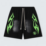 Classic Flame Panel Shorts