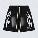 Classic Flame Panel Shorts