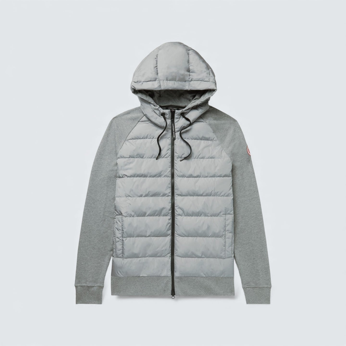 HyBridge Huron Quilted Shell and Cotton Jersey Down Jacket