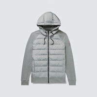 HyBridge Huron Quilted Shell and Cotton Jersey Down Jacket