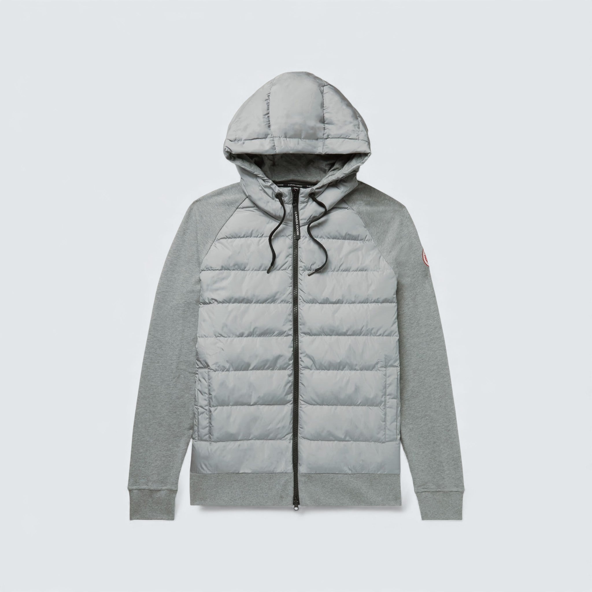 HyBridge Huron Quilted Shell and Cotton Jersey Down Jacket