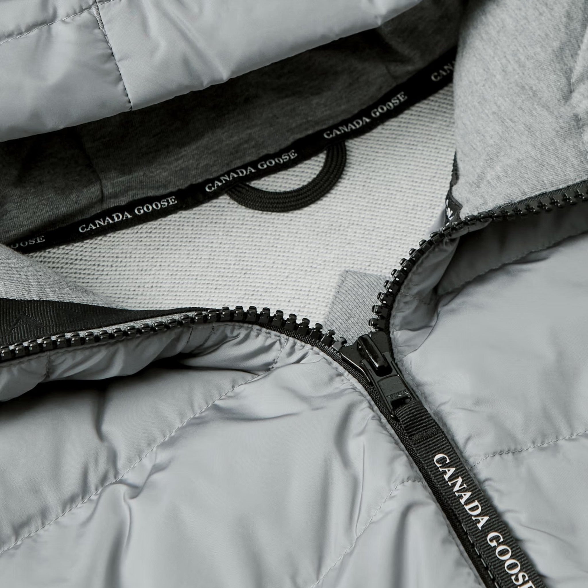 HyBridge Huron Quilted Shell and Cotton Jersey Down Jacket