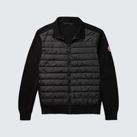 HyBridge Slim Fit Quilted Down Shell and Merino Wool Jacket