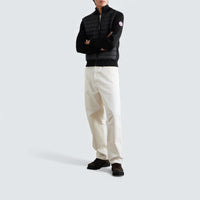 HyBridge Slim Fit Quilted Down Shell and Merino Wool Jacket