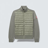 HyBridge Slim Fit Quilted Down Shell and Merino Wool Jacket