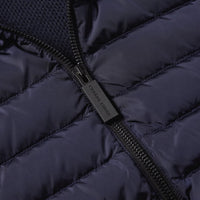 HyBridge Slim Fit Quilted Down Shell and Merino Wool Jacket