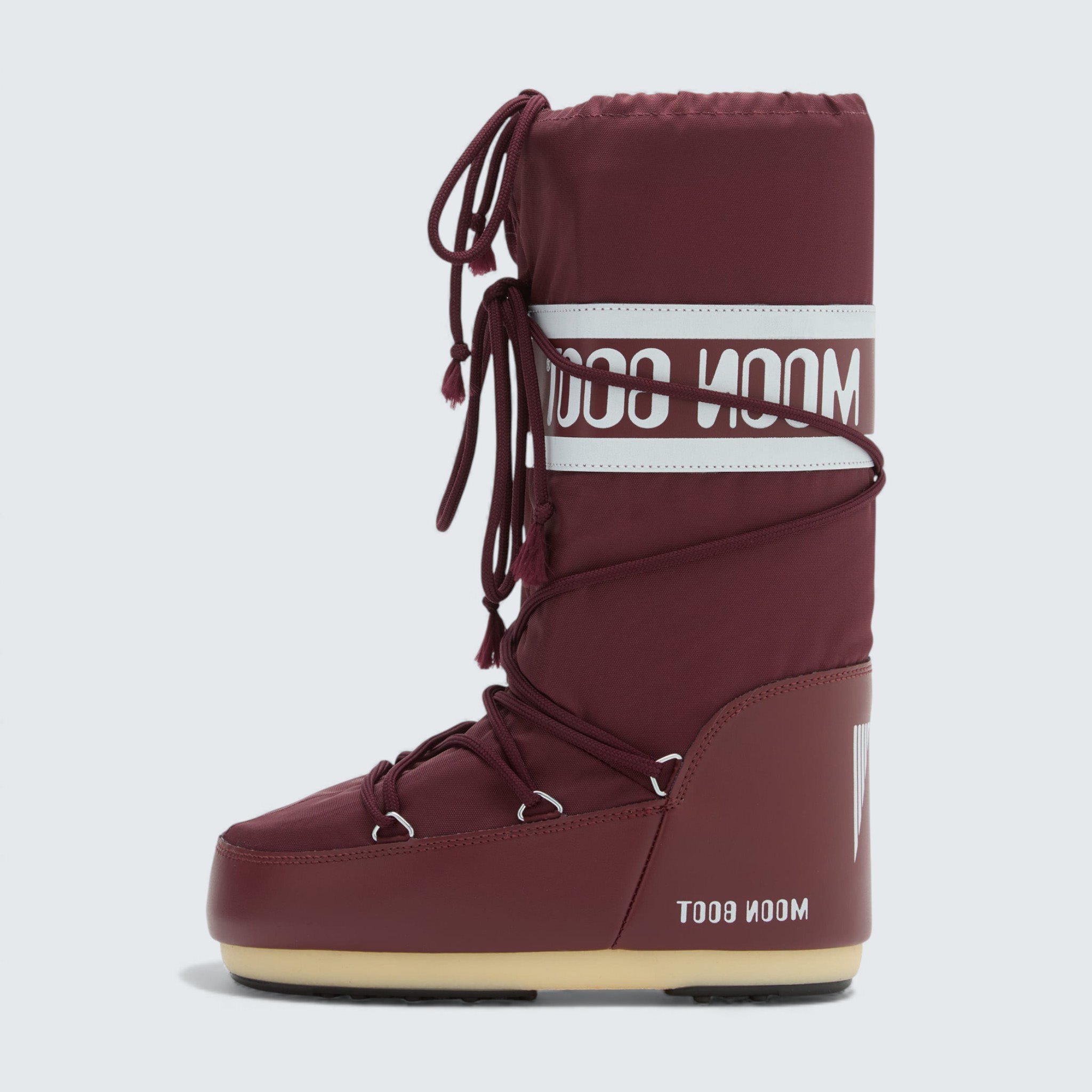 Icon Nylon Boots ‘Burgundy’