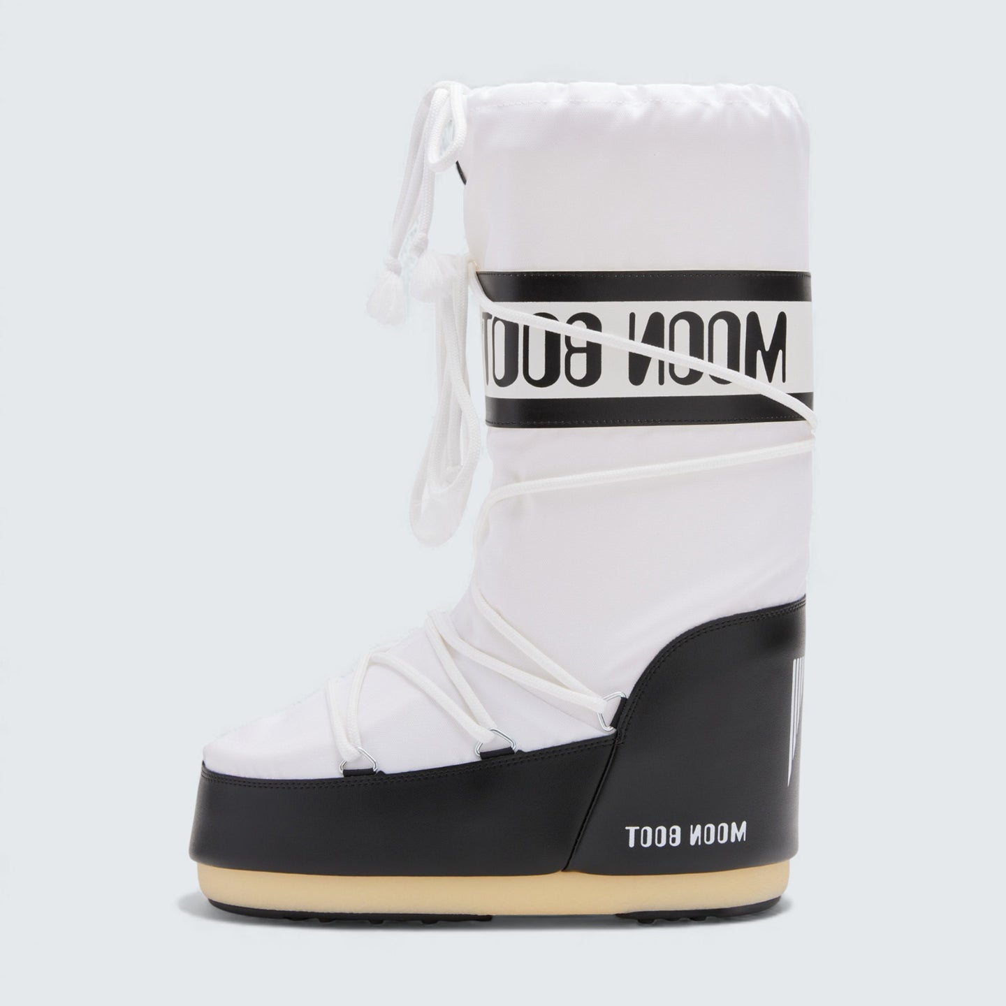 Icon Colourblock Nylon Boots ‘White Black’