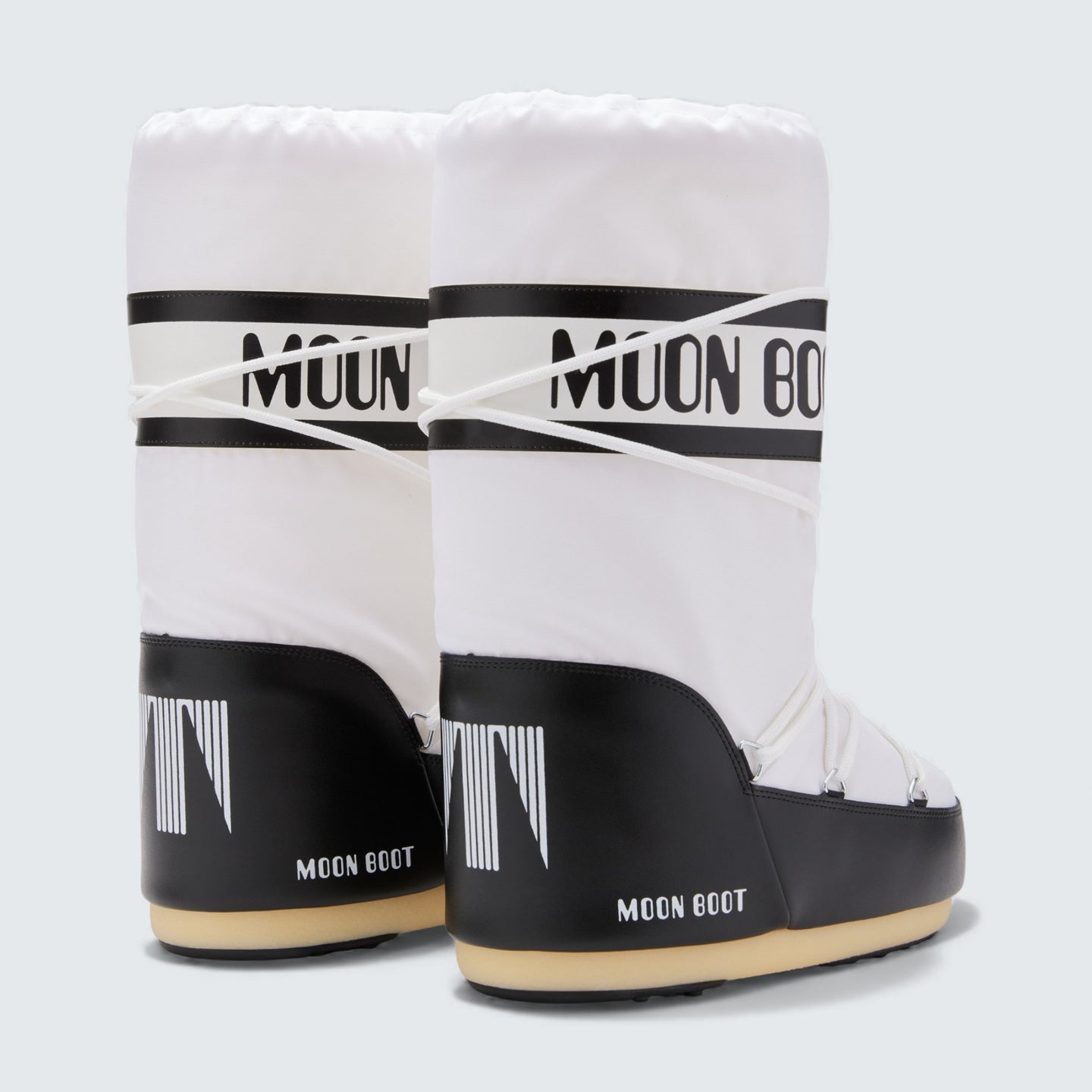 Icon Colourblock Nylon Boots ‘White Black’