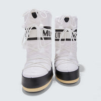 Icon Colourblock Nylon Boots ‘White Black’