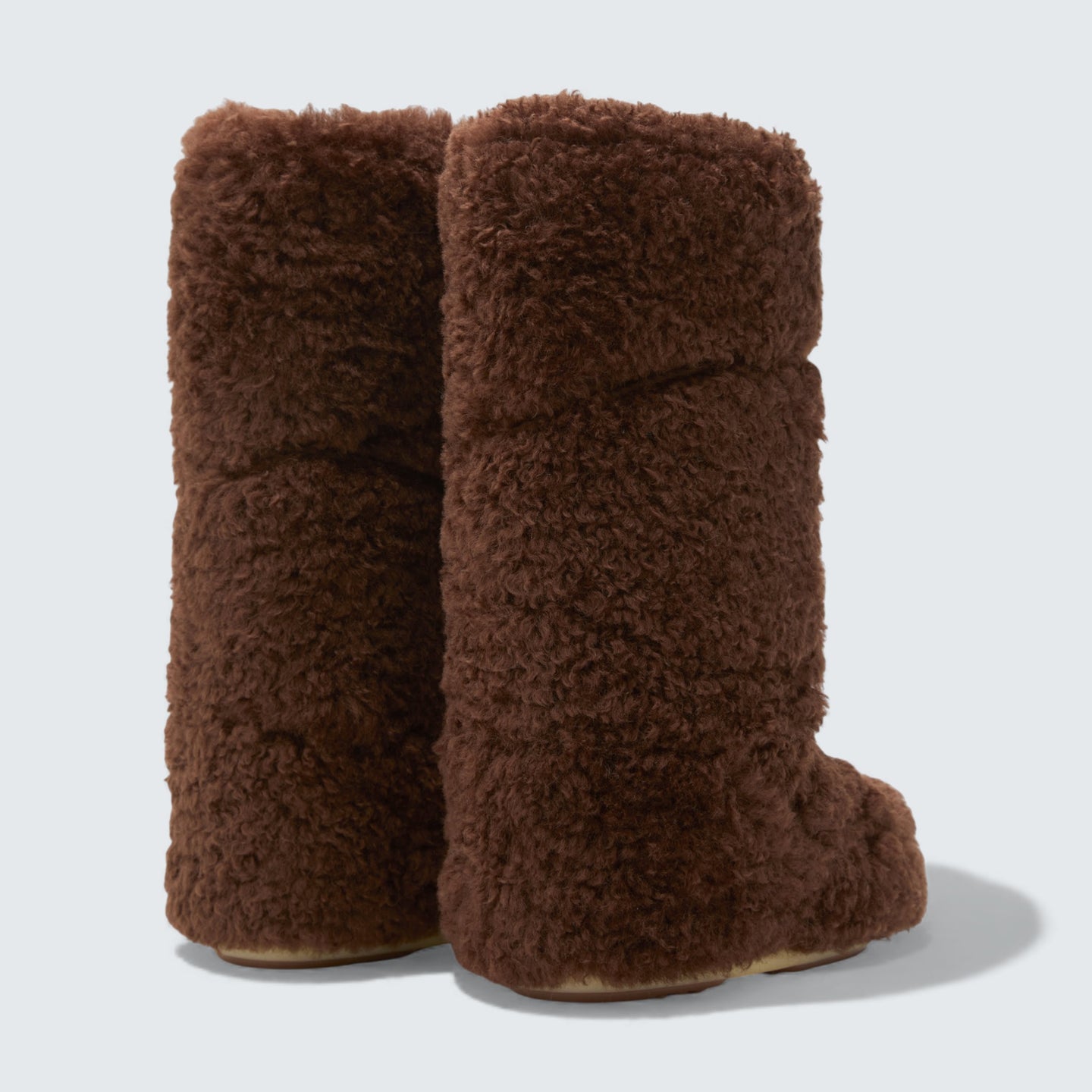 Icon Dark Brown Curly Extra Boots ‘Dark Brown’