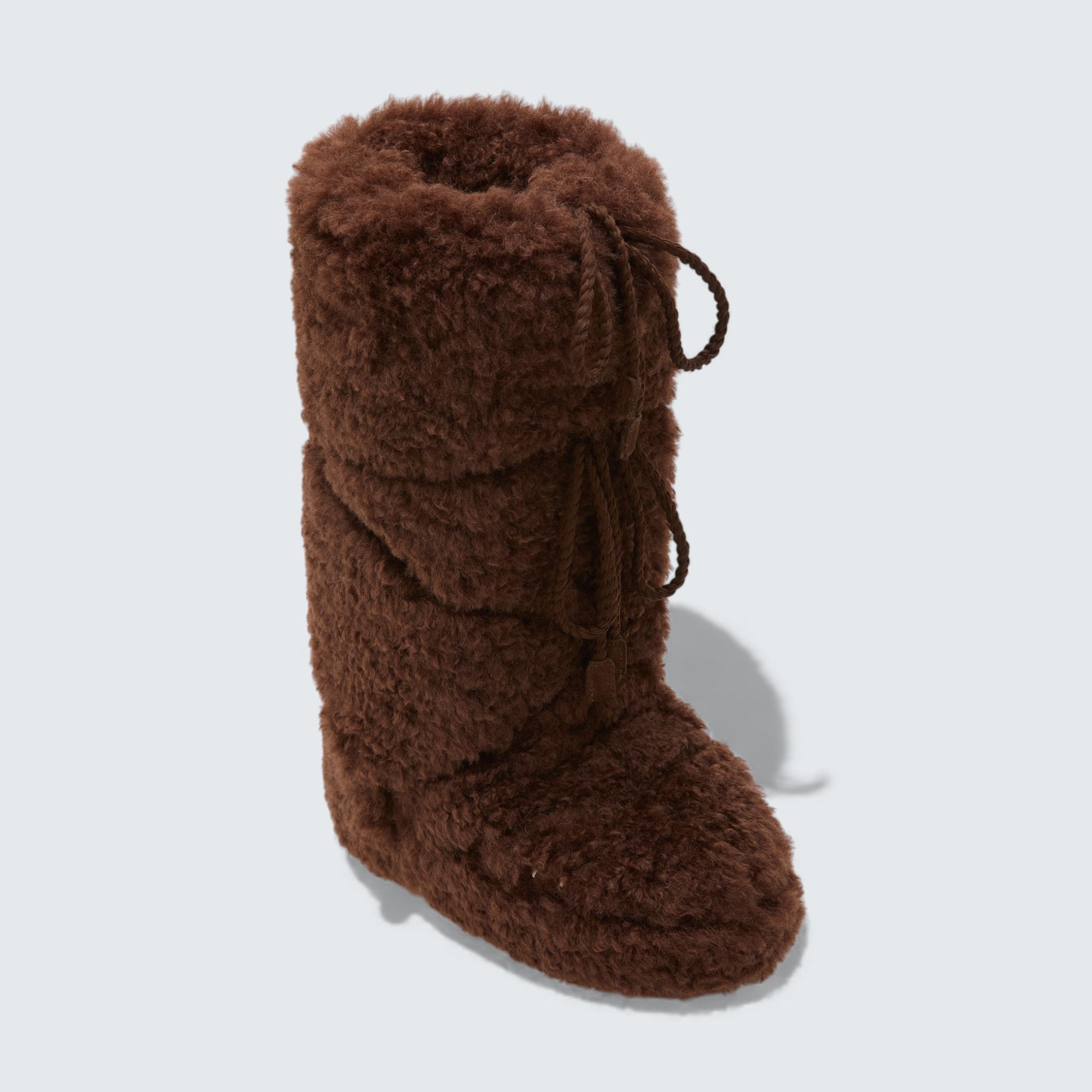 Icon Dark Brown Curly Extra Boots ‘Dark Brown’
