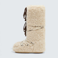 Icon Ecru Curly Extra Boots ‘Ecru’