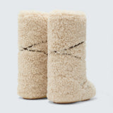 Icon Ecru Curly Extra Boots ‘Ecru’