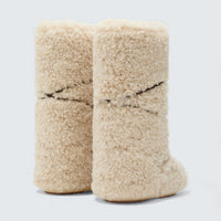 Icon Ecru Curly Extra Boots ‘Ecru’