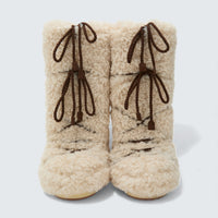 Icon Ecru Curly Extra Boots ‘Ecru’