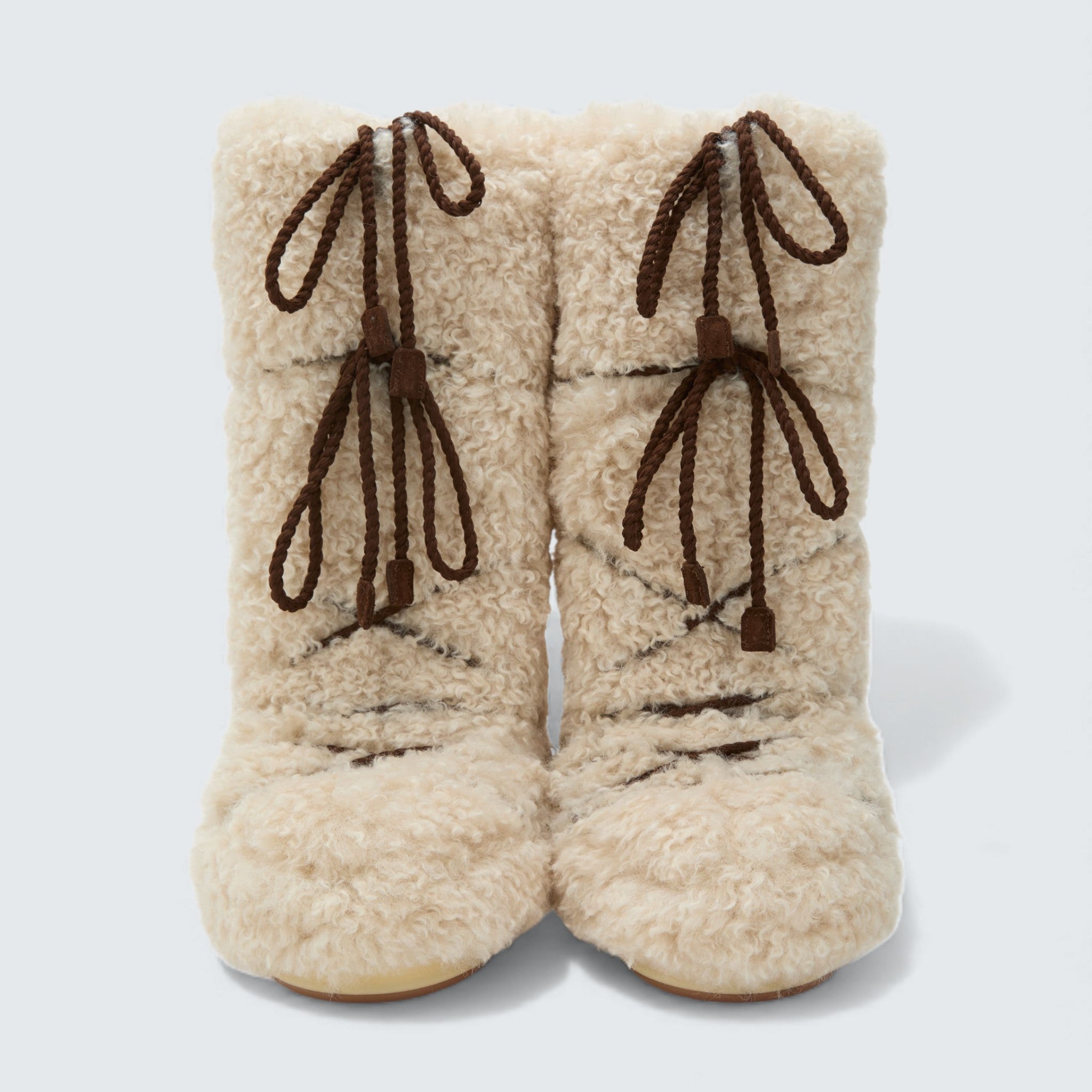 Icon Ecru Curly Extra Boots ‘Ecru’