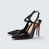 Jenlove - 100 mm Strappy pumps - Kid leather