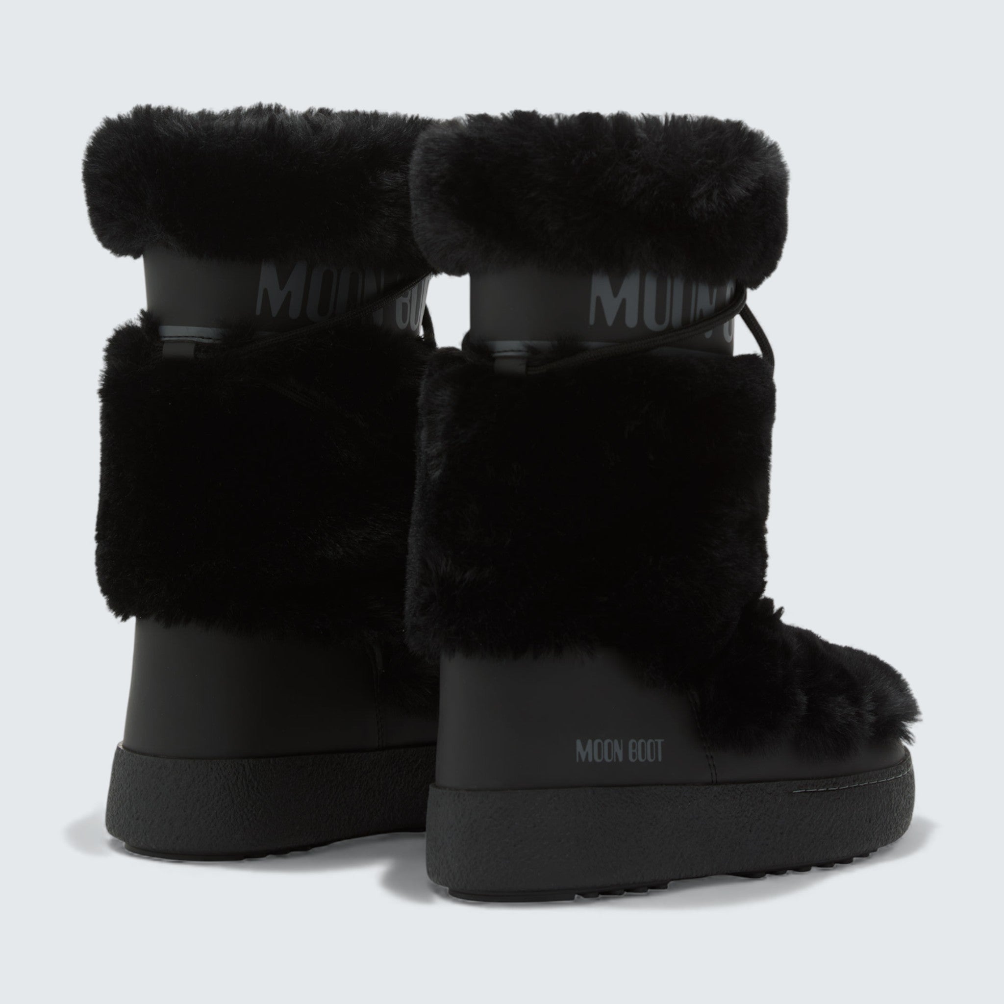 Ltrack Faux-Fur High Boots ‘Black’