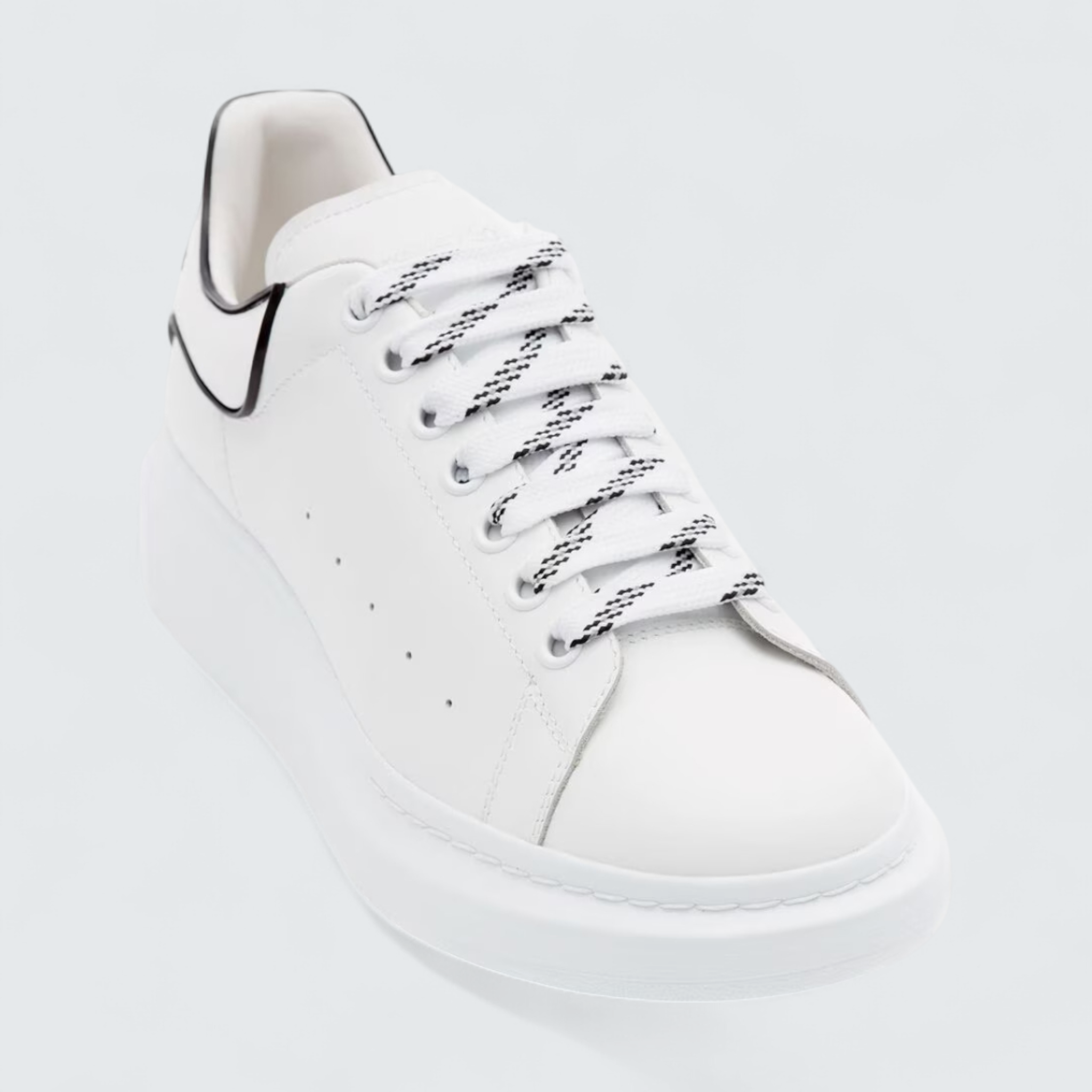 Oversized Sneaker in White/Black