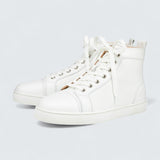 Louis Calf Leather White High-top Sneaker