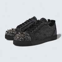 Louis Junior P Pik Pik Strass Suede Leather Comete and Strass