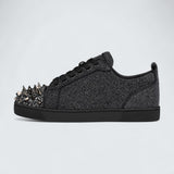 Louis Junior P Pik Pik Strass Suede Leather Comete and Strass