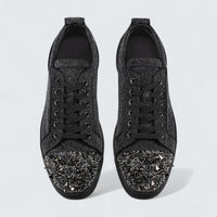 Louis Junior P Pik Pik Strass Suede Leather Comete and Strass